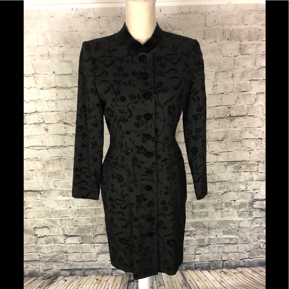 Womens Kasper ASL Long Sleeve Coat Dress Size 6P